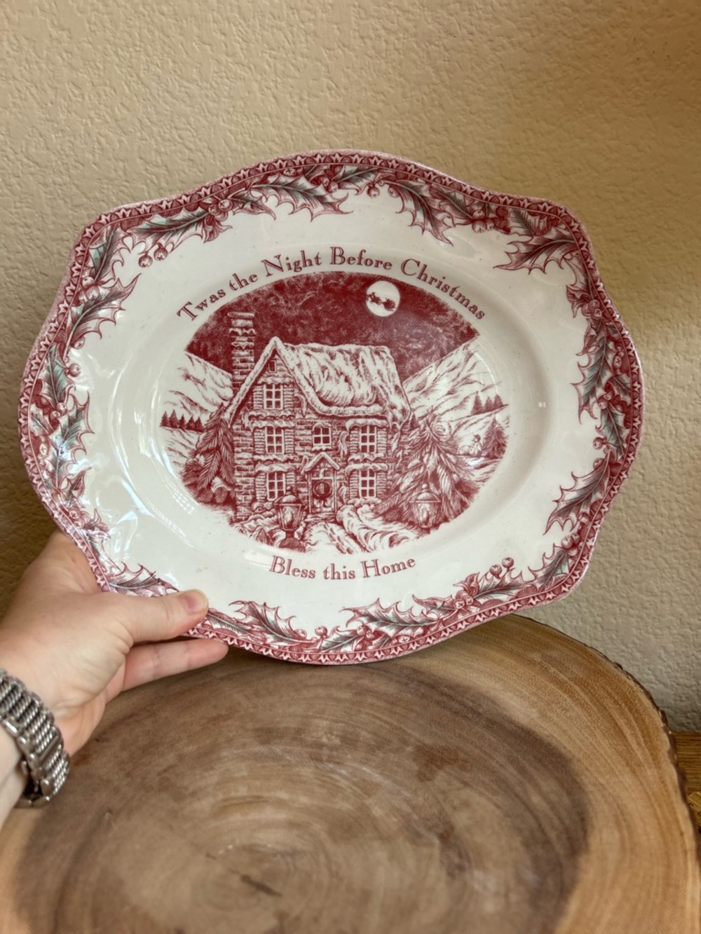 Johnson Brothers ‘Twas The Night Before Christmas Platter